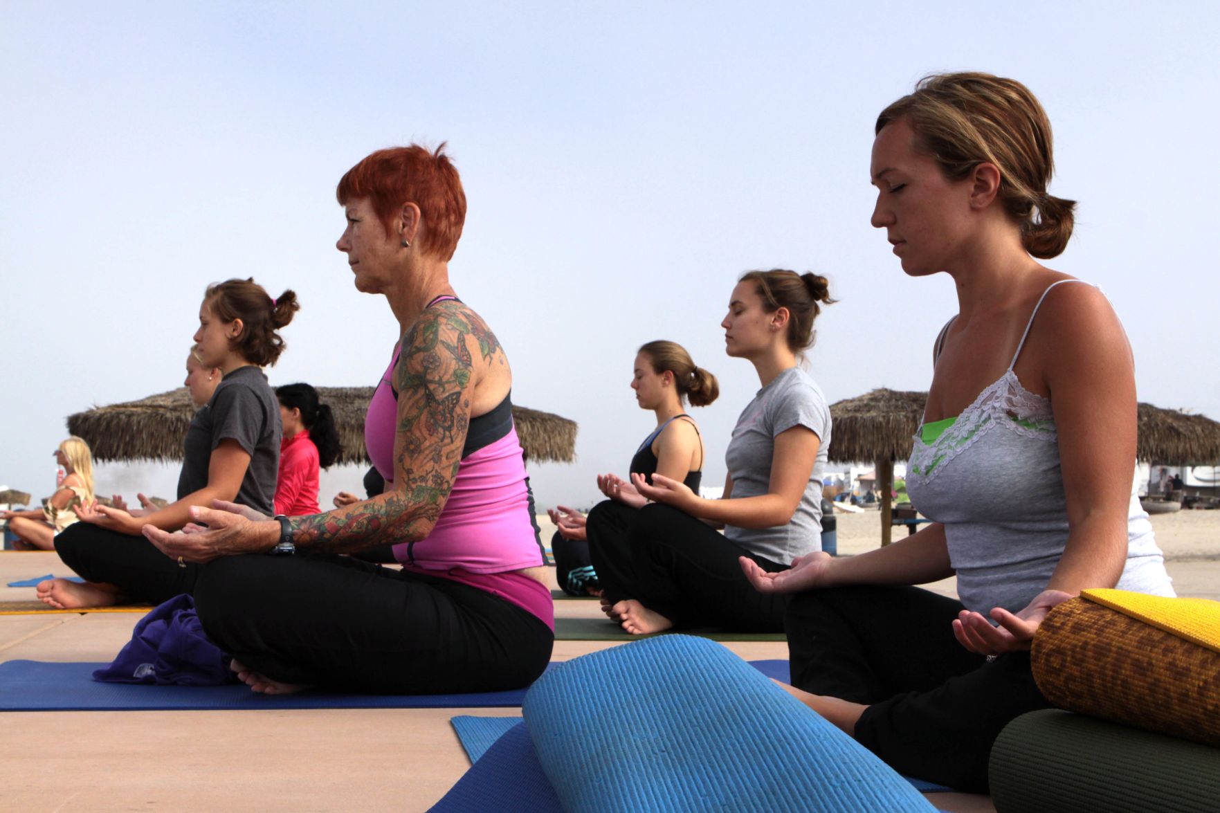Yoga class
